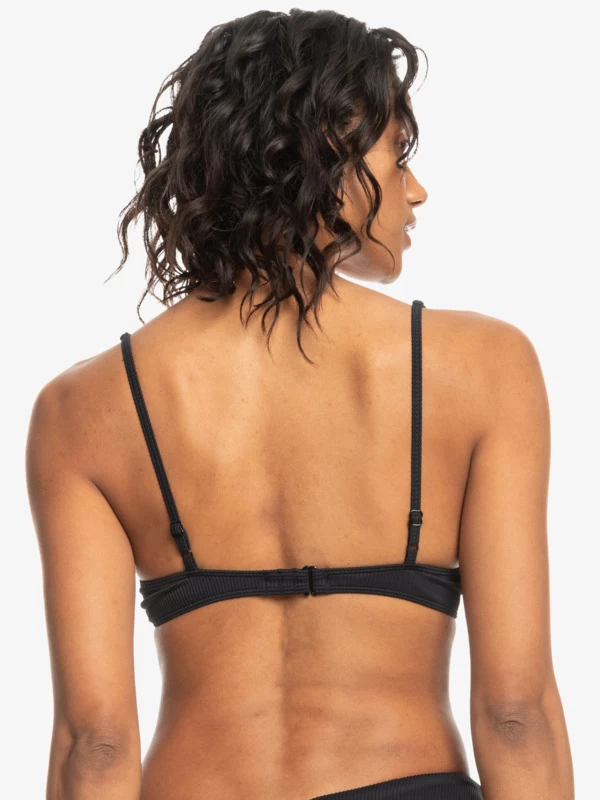 Womens Rib Roxy Love Offshore V-Neck Bikini Top - Image 5