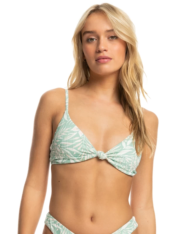 Womens Rib Roxy Love The Surf Knot Bikini Top - Image 3