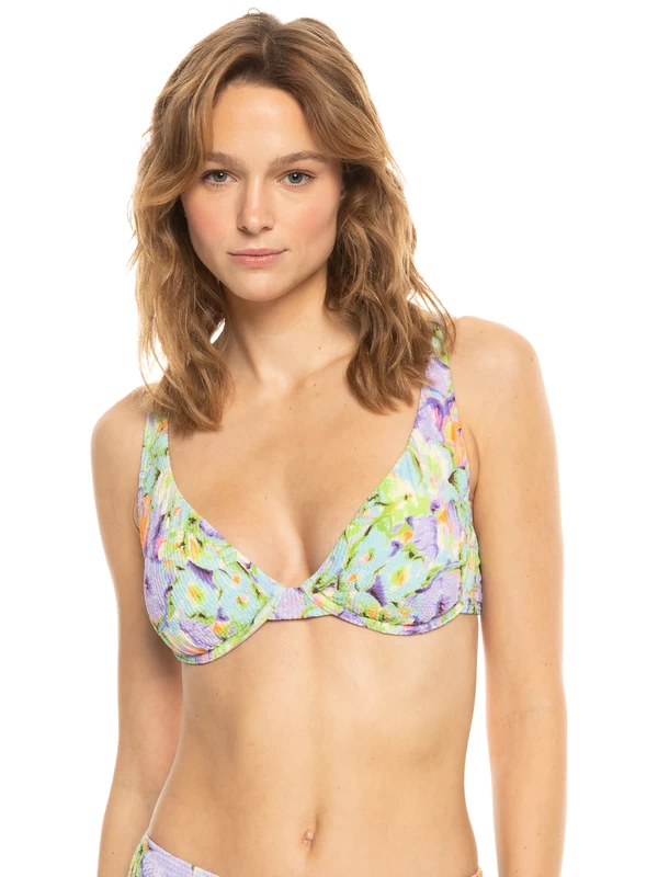 Roxy Womens Blumen Dcup D-Cup Bikini Top