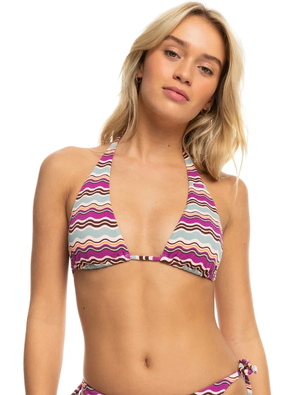 Roxy Womens Flowy Mood Tiki Tri Bikini Top - Image 10