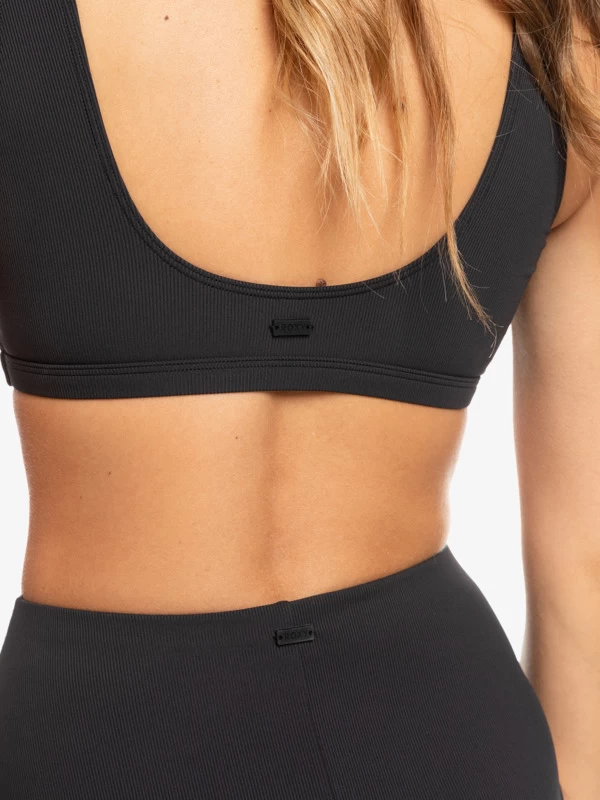 Womens Roxy Pro The Pop Up Crop Bikini Top - Image 2