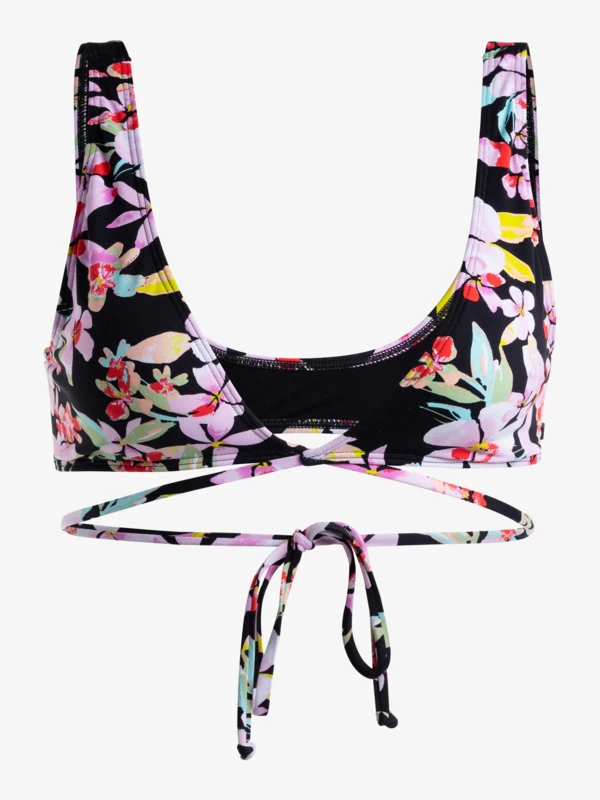 Roxy Womens Printed Beach Classics Elongated Bikini Top