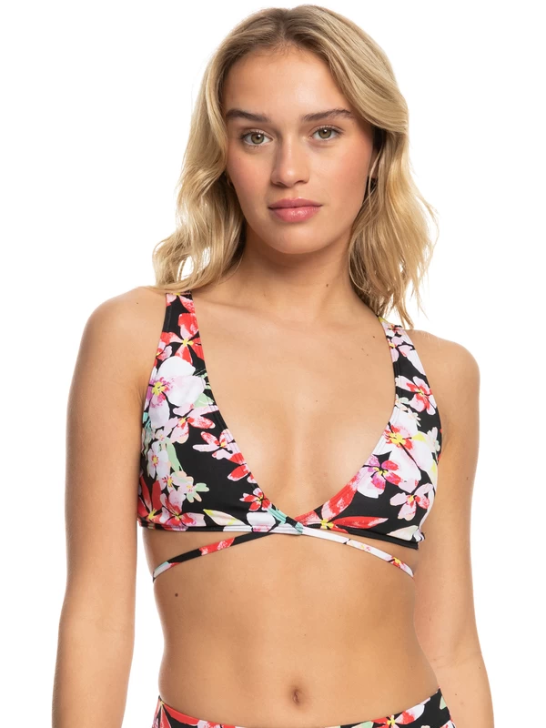 Roxy Womens Printed Beach Classics Elongated Bikini Top - Image 5