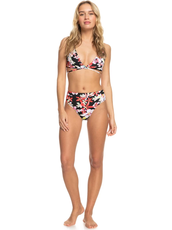 Roxy Womens Printed Beach Classics Elongated Bikini Top - Image 3