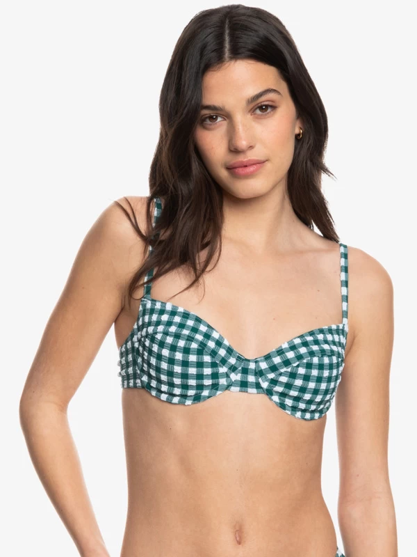 Roxy Womens The Plaid Pulse Underwired Separate Top - Image 2