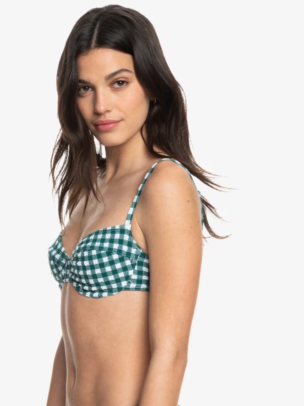 Roxy Womens The Plaid Pulse Underwired Separate Top