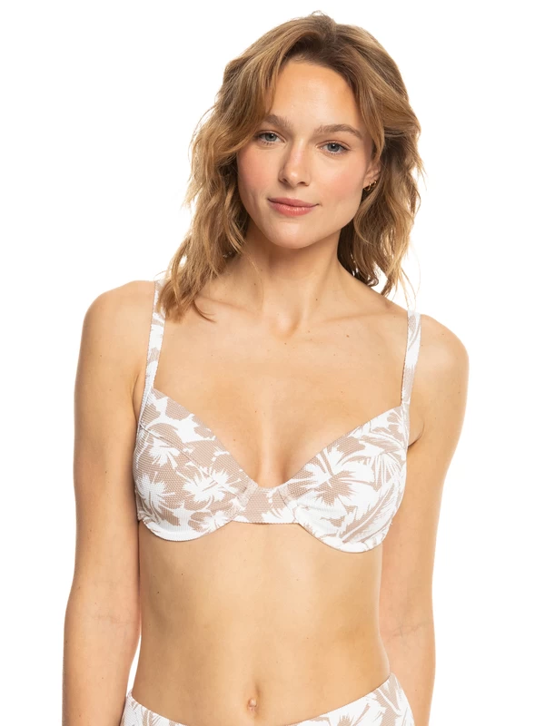 Roxy Womens Hibiscus D-Cup Bikini Top - Image 4