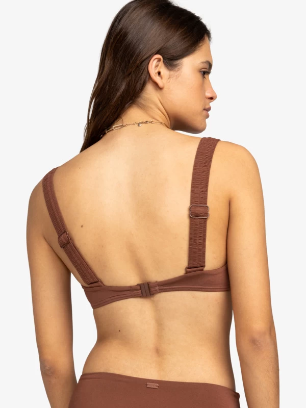 Roxy Womens Silky Island Bralette Bikini Top