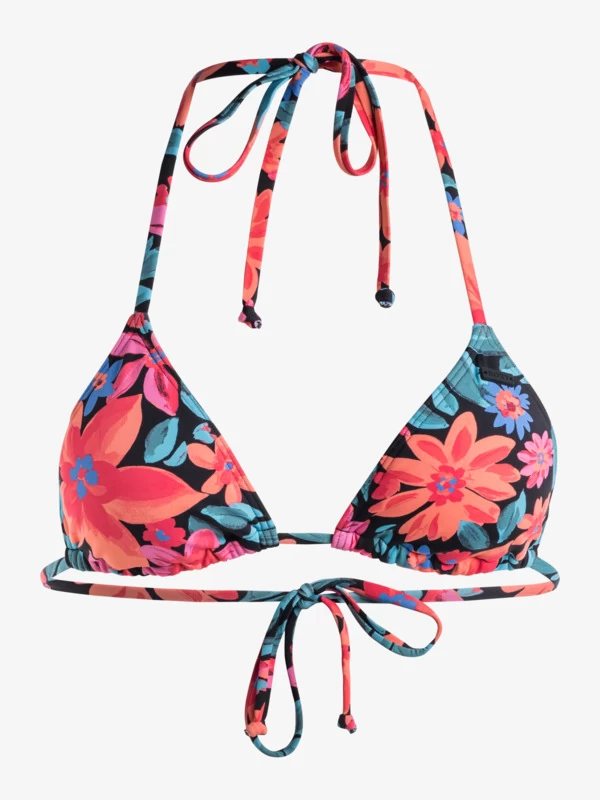 Roxy Womens Printed Beach Classics Tri Bikini Top - Image 4