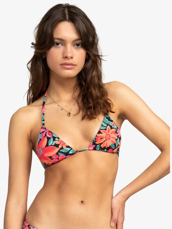 Roxy Womens Printed Beach Classics Tri Bikini Top - Image 2