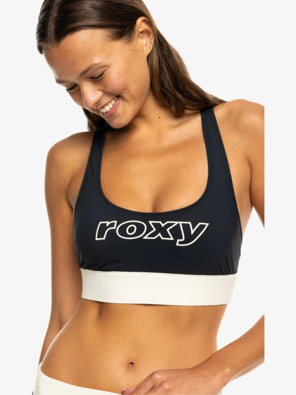 Womens Roxy Active Full Coverage Bikini Top - Image 11