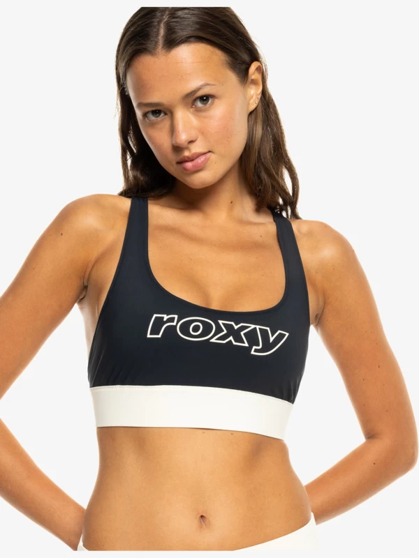 Womens Roxy Active Full Coverage Bikini Top - Image 9