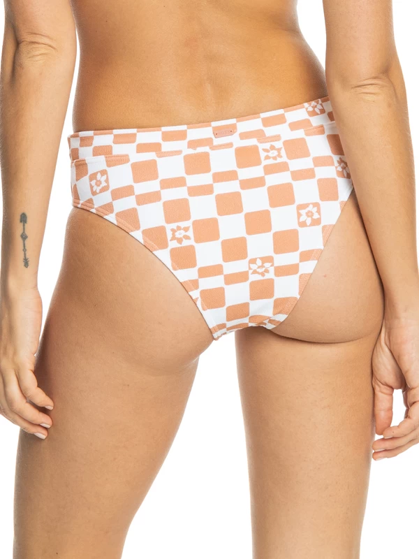Roxy Womens Check It Moderate Bikini Bottoms - Image 2