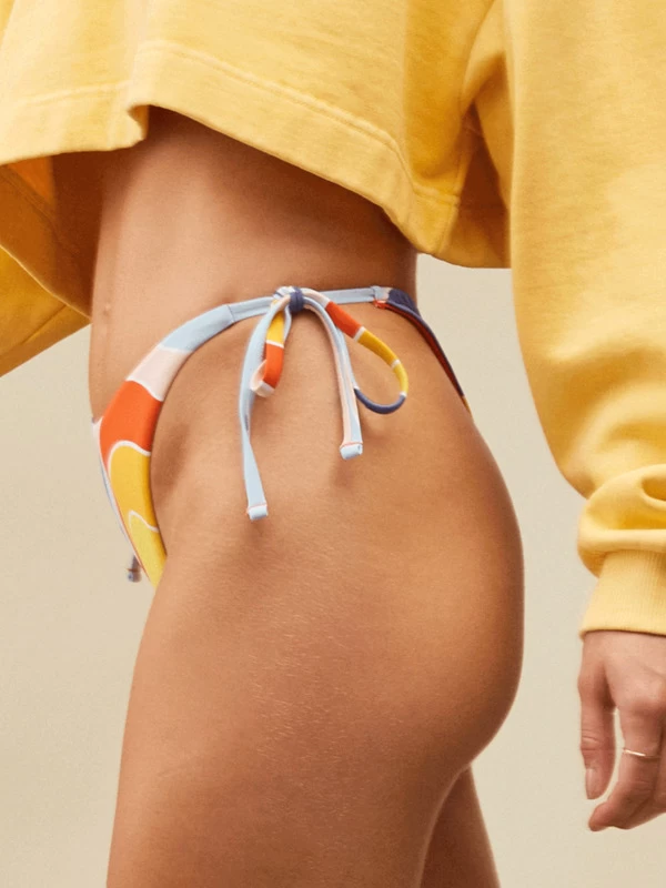 Roxy Womens Palm Cruz Cheeky Bikini Bottoms - Image 13