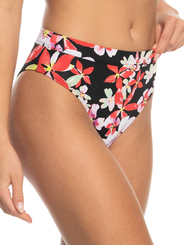 Roxy Womens Printed Beach Classics Moderate Bikini Bottoms - Image 6