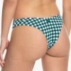 Roxy Womens The Plaid Pulse Cheeky Bikini Bottoms