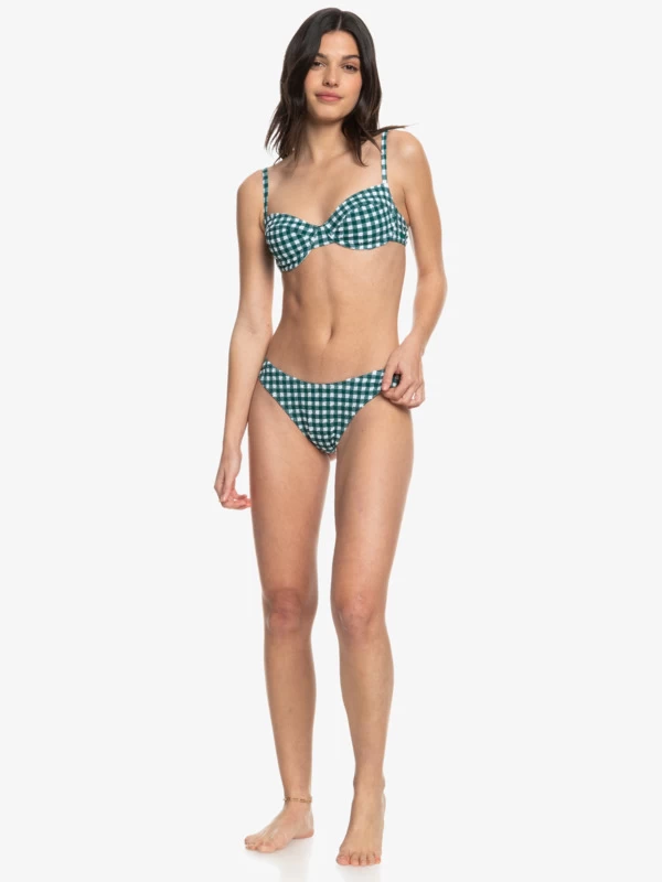 Roxy Womens The Plaid Pulse Cheeky Bikini Bottoms - Image 2