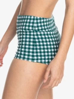 Roxy Womens The Plaid Pulse Shorty Bikini Bottoms
