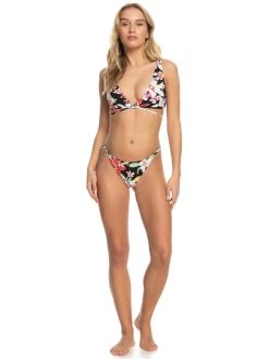 Roxy Womens Printed Beach Classics Skimpy Bikini Bottoms