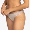 Roxy Womens Wavy Stripe Moderate Bikini Bottoms