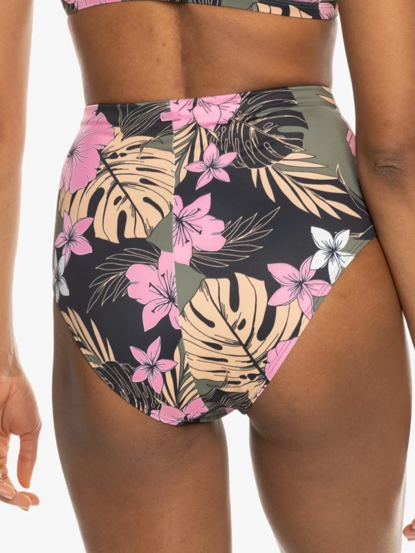 Womens ROXY Pro The Up Surge High Waist Bikini Bottoms - Image 3