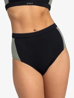 Womens ROXY Pro Wave High Waist Bikini Bottoms