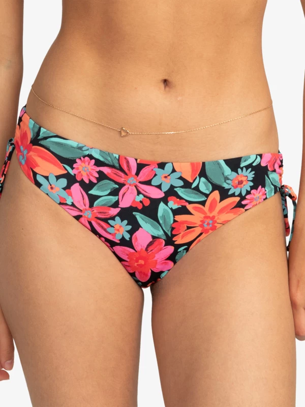 Roxy Womens Printed Beach Classics Tie Side Bikini Bottoms - Image 2