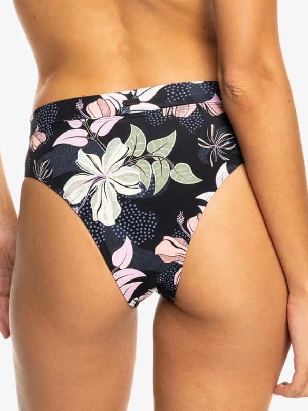 Roxy Womens Beach Classics Moderate Coverage Bikini Bottoms - Image 2