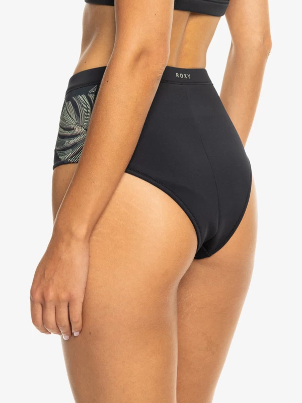 Womens Roxy Pro Wave Moderate Coverage Bikini Bottoms - Image 4