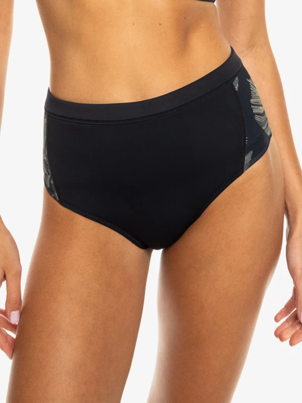 Womens Roxy Pro Wave Moderate Coverage Bikini Bottoms - Image 3