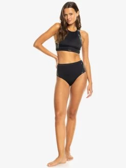 Womens Roxy Pro Wave Moderate Coverage Bikini Bottoms