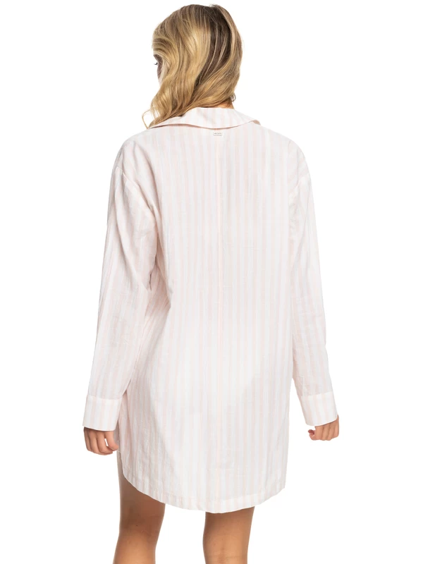 Roxy Womens Welcome Summer Beach Shirt Dress - Image 5