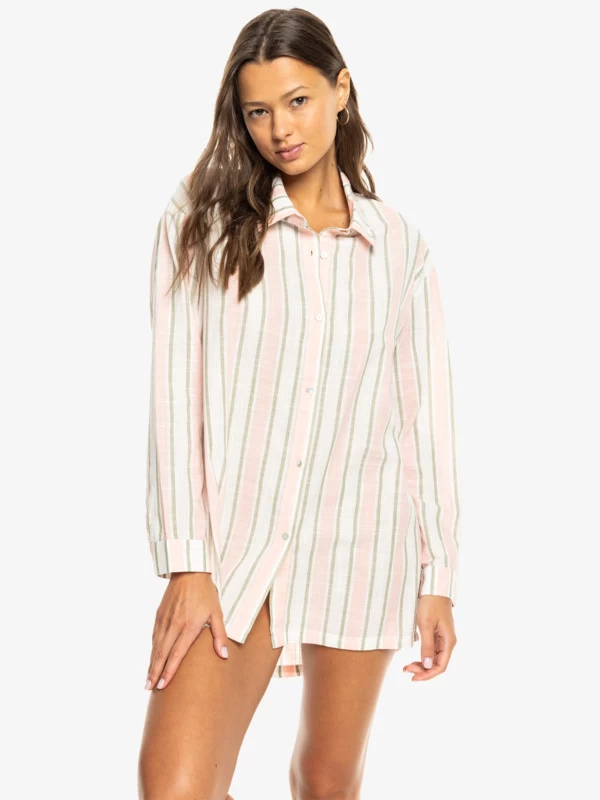 Roxy Womens New Blue Riptide Shirt Dress - Image 7