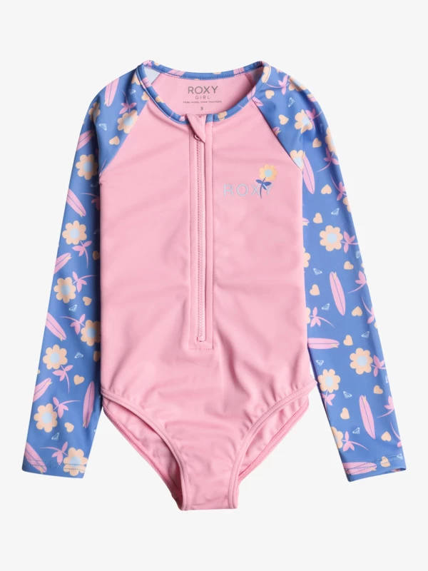 Roxy Girls 2-7 Lorem Long Sleeve One-Piece Rash Vest