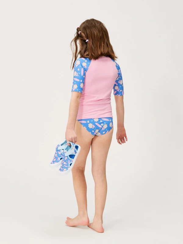 Roxy Girls 2-7 Lorem Short Sleeve Two-Piece Surf Set - Image 7