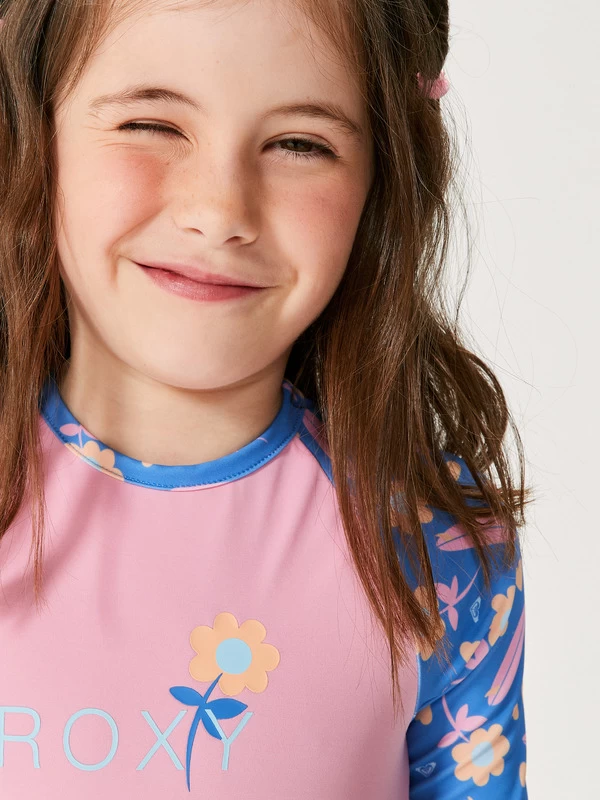 Roxy Girls 2-7 Lorem Short Sleeve Two-Piece Surf Set - Image 9