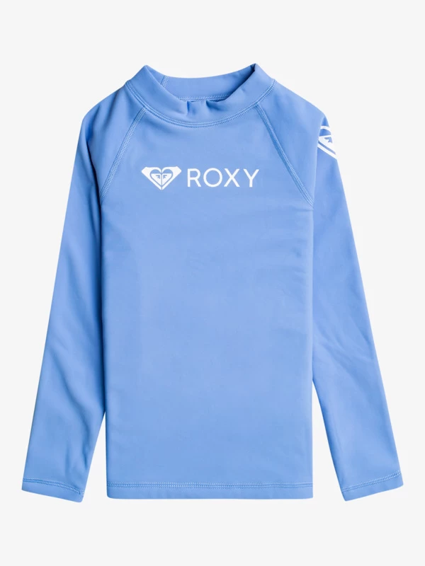 Girls 2-7 ROXY Heater Long Sleeve UPF 50 Surf T-Shirt - Image 2