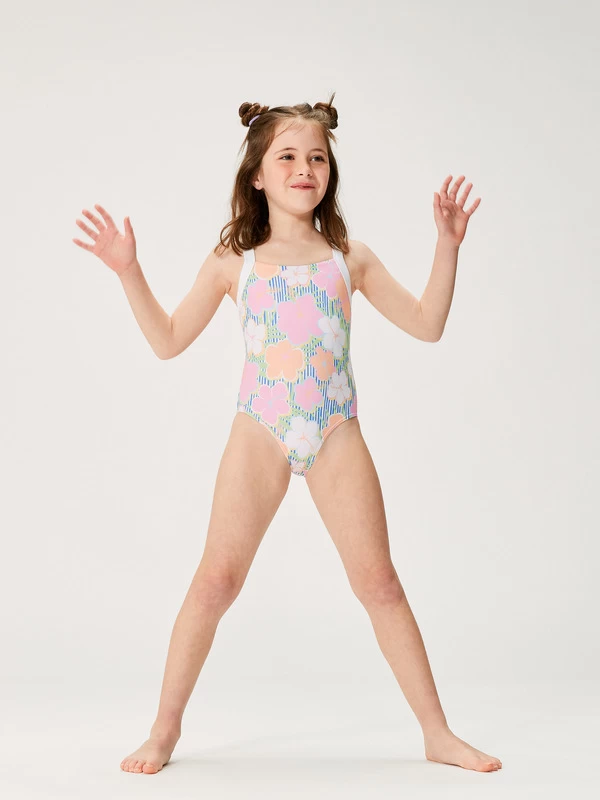 Roxy Girls 2-7 Tiny Flower One-Piece Swimsuit - Image 9