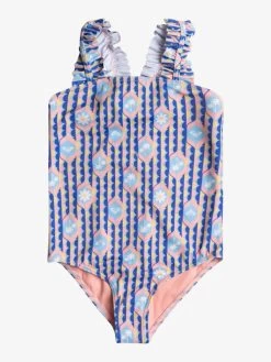 Roxy Girls 2-7 Tiles One Piece Swimsuit