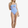 Roxy Womens Costa Del Sud High Leg One-Piece Swimsuit