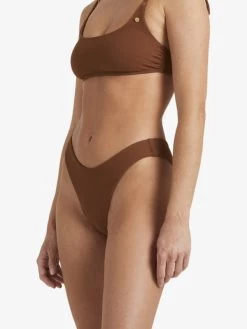 Roxy Womens Palm Shadow High Leg Mini Bikini Bottoms